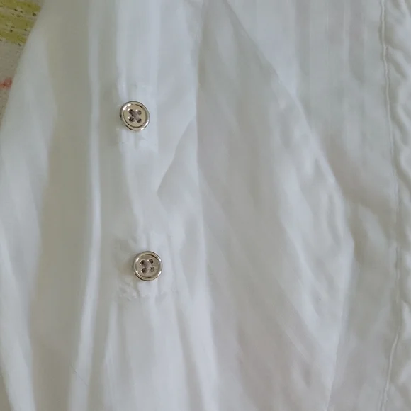 Express White Blouse with Eyelet Design - Picture 8 of 10